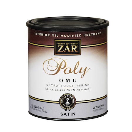 Zar ZAR Ultra Max Satin Clear Water-Based Polyurethane 1 qt 36212